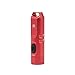 RovyVon Aurora 550 Lumens Outdoor EDC Mini Keychain Rechargeable LED Flashlight, Hard Anodizing Aluminium Alloy Built-in Li-ion Battery 45 Minutes Fast Charging, Waterproof IPX-65 Small Torch, A3(Red)