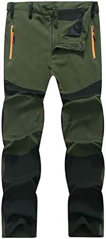 LHHMZ Men Outdoor Quick Dry Hiking Trousers Breathable Lightweight Walking Trousers Water-repellent Sports Climbing Trekking Trousers