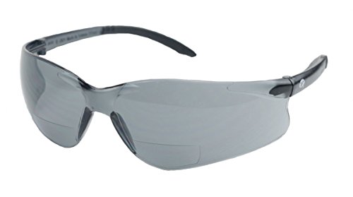Encon Veratti GT Bifocal Safety Sun Glasses, 2.5 Magnification Grey Lens, Z87.1