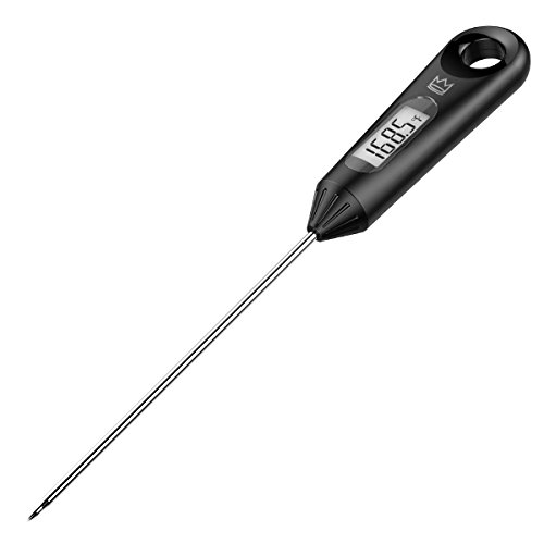 CAPPEC STRIKE Instant Digital Meat Candy Thermometer- Long Stem Probe Respond Within 1 Second for Grilling Cooking Kitchen