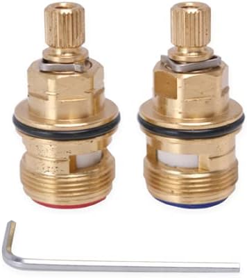 TapSparesUK Ceramic Tap Cartridge Set for Franke Ascona 3308R Quarter Turn Valve