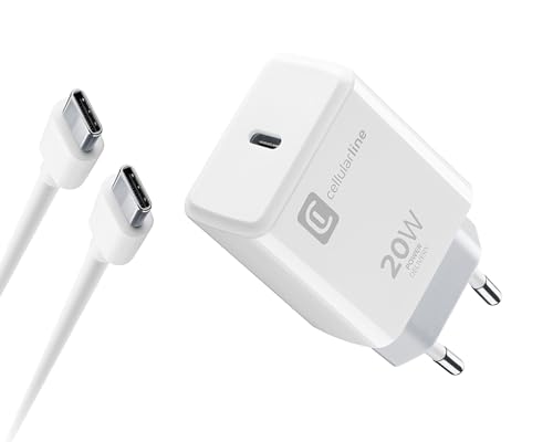 - Charger Kit 20W - For iPhone 15 Series - Kit Compuesto por un Cargador USB-C de 20W + Cable USB-C, Capaz de Cargar de Forma Segura Diferentes Modelos de iPhone 15