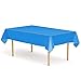 ETMURY Plastic Tablecloth 6 Pack Disposable Rectangle Table Covers 54 in. x 108 in. for 6 to 8 Foot Tables Indoor or Outdoor Parties Birthdays Weddings Christmas