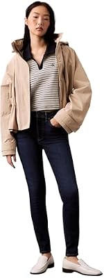 Damen Jeans Hose Skinny Blue Orbit Mid Rise, Blau (Blue Orbit), 30W/34L