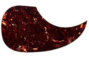 DINATONE Dark Brown Tortoise Shell Acoustic Guitar Dreadnaught Pickguard Self Stick