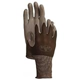 4 Pack Showa Atlas 370B Atlas Nitrile Gloves- Black Medium