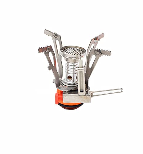 Tiardey Mini Folding Camping Stove Burner,Strong Firepower with Piezo Ignition,Stove for Outdoor Hiking Cooking