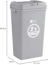 Taylor & Brown 53L Airtight Pet Food Storage Container Flip Top Lid 25kg view 8