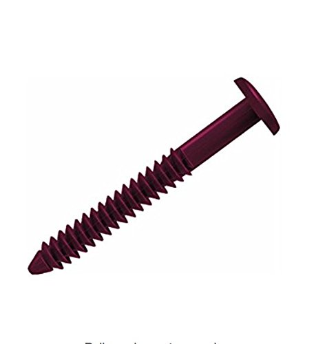 Window Shutters Panel Peg Loks 3 inch 12 pack (Burgundy ) Buy One Pack of 12 Loks and Get 4 Extra Shutter Peg Loks FREE