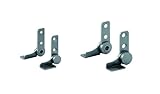 Friction Hinge, 430 Stainless Steel, 1" Leaf