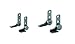 Friction Hinge, 430 Stainless Steel, 1