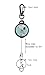 HASFINE Retractable Keychain Badge Holder Carabiner, Cute Retractable Badge Reel Clip with Key Chain Stainless Hook
