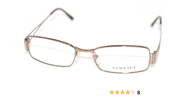 versace wire frame eyeglasses