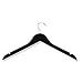 Honey-Can-Do HNGZ01526 Wood Shirt Hanger (10 Pack), Ebony