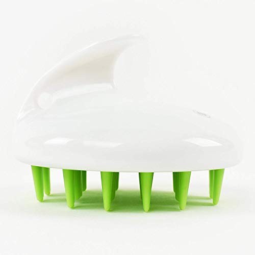 Zyllion Hair Shampoo Brush and Scalp Massager Care for Dandruff Removal