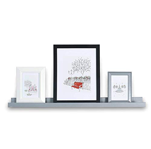 EDGEWOOD Parkwood Wood Wall Shelf Ledge for Picture Frames Books Display, 36-inch, Gray - Thumbnail 6