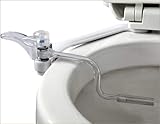 Biffy Universal - 8-STREAM NOZZLE SPRAY, Gentle, Unique Long Row, Adjustable Arm and Water Pressure - Toilet Bidet