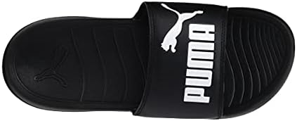 Men Popcat 20 Slide Sandal, Puma Black-Puma White, 42 EU