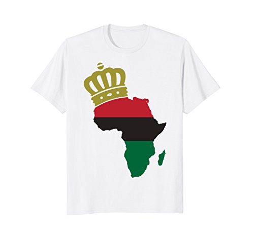 Mens African American Pride: T-shirts for Men, Women, and Kids Medium White