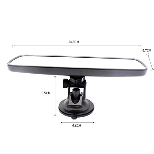 6 Mirror+Universal+Interior+RearView+Suction