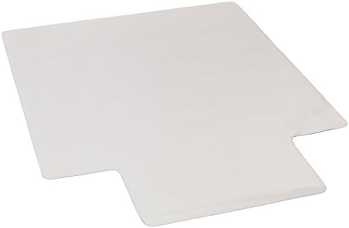 1/8" Thick 0.06" Home-use Protective Mat Heavy Duty Chair Pad with Nail Hard Floor Chair Mat with Lip Anti-Slip PVC Multi Purpose (Office, Home) Floor Protector for Marshal Chair