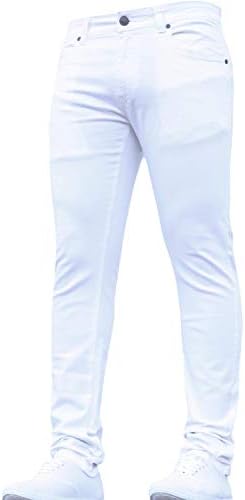 New Boys Kids Designer Branded Stretch Slim Fit Chino Style Adjustable Waist Jeans