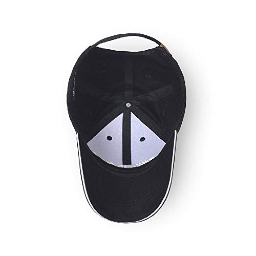 CCBaseball Car Logo Adjustable Baseball Cap, Unisex Hat Travel Cap Car Racing Motor Hat for Mercedes Benz (Black) - Thumbnail 2