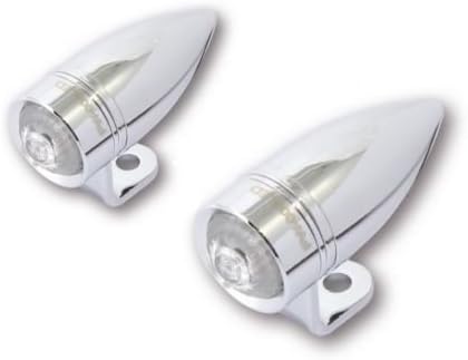 Highsider LED Blinker Set Mono Bullet Short for Motorcycle Chopper Custom Bike
