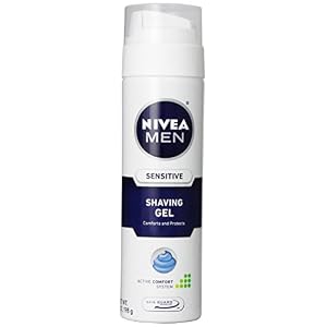Nivea For Men Shaving Gel, Sensitive, 7 oz