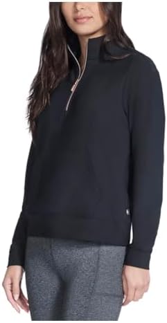ウェア sk0123 Skechers GoWalk 1/4 Zip Soft Knit Jacket, Agave Green, X-Small at