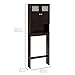 Best Choice Products Wooden Over-The-Toilet Space Saving Cabinet Shelf Tower Rack for Linens, Toiletry, Espresso