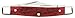Case Medium Dark Red Bone Stockman Pocket Knife