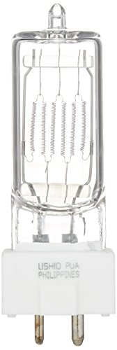 Ushio BC2604 1000603 - FRG - Stage & Studio - JCS - 500W Light Bulbs - 120V - GY9.5 Base - 3200K at Amazon
