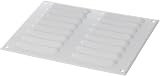 EUROPLAST 260x190mm White Metal Air Vent Grille Cover with Insect Mesh view 6