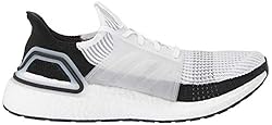 adidas Men's Ultraboost 19, White/Grey, 9.5 M US