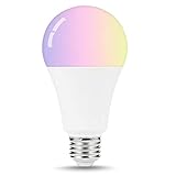 LOHAS Smart Bulb A21 Light, WiFi Control LED Bulbs Color Changing, 100W-150W Equivalent Smart Lighting, E26 Base, RGBW LED, Decorative Lights for Cafe, Bar, Bedroom, Compatible with Alexa