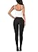 Dearlovers Womens Soft High Waisted Tummy Control Yoga Pants Lace Up Workout Stretch Runung Active Leggings Black S