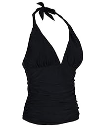 Bañador para dama con cuello en V