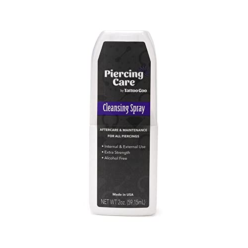 Tattoo Goo Piercing Care Cleansing Spray, Piercing Aftercare Spray