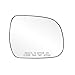 Fit System - 80224 Passenger Side Non-Heated Mirror Glass w/Backing Plate, Toyota Highlander US Built, Tacoma, Tacoma, 5 15/16