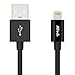 iPhone Charger, JETech USB Sync and Charging Lightning Cable for iPhone 7 / 7 Plus / 6 / 6 Plus / 6s / 6s Plus / 5 / 5S / 5C, iPad 4, iPad Air 1/2, iPad Mini 1/2/3 -3.2ft (Black)