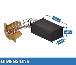 2-Pack Durable N088403 Carbon Brushes Replacement