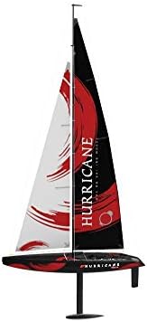 RCTecnic RC Remote Control Boat Sailboat Hurricane 791-2 2.4 GHz | Radio Control Boat Perfect for Lakes, Rivers and Pools, 100cm