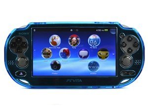 Cosmos Light Blue Protection Hard Case Cover Compatible with PS VITA 1000, Fits for Oval Start & Select Button Only (NOT for PSV 2000 Slim Version)