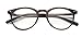 Outray Vintage Inspired Small Nails Round Clear Lens Glasses 2169c2 Brown
