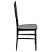 Flash Furniture 2 Pack HERCULES PREMIUM Series Black Resin Stacking Chiavari Chair