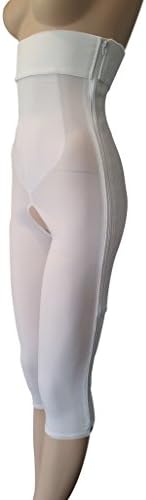 High Waist Liposuction Compression Garment, Below the Knee, Post Surgery Girdle, Plastic Surgery (31" - 34" hip measurement)