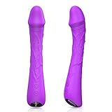 G Spot Vibrator with 9 Strong Vibration Modes for Mind-Blowing Orgasms, PALOQUETH Waterproof Beginner Dildo Vibrator Rechargeable Silicone Clitoral Massager