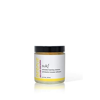 Suki Skincare Exfoliate Foaming Cleanser - With Natural Sugar &amp; Colloidal Oat - Mechanical Exfoliant that Reduces Dry Skin Buildup While Promoting Raidant, Smooth, Soft Skin - 4 oz