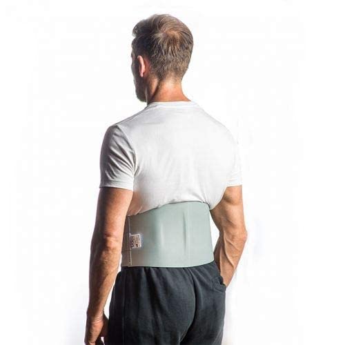 BACK Brace | Lower Lumbar Support Belt | London Spine Clinic Approved, Injury Prevention & Pain Relief (Small)
